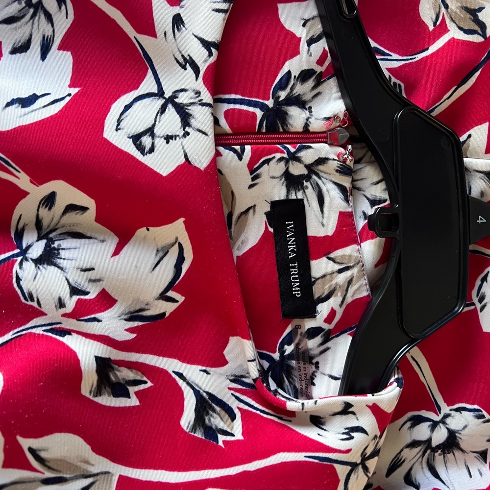 COPY - Ivanka Trump red flower dress